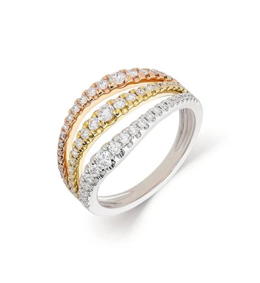 Ringe Giorgio Visconti Dame in Rosègold Diamante 0.73 Ct AX17423 - AX17423
